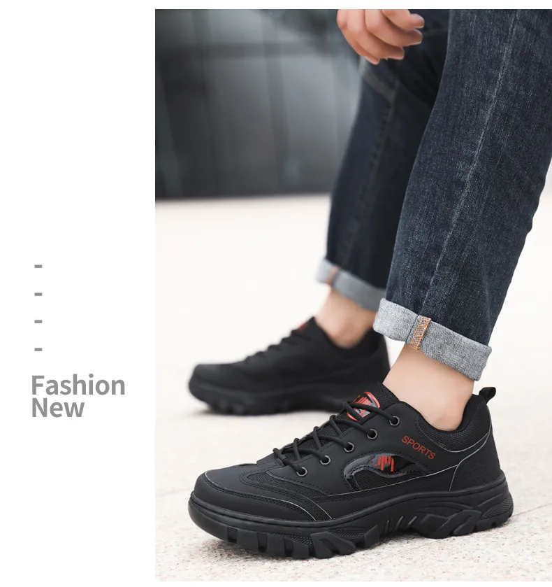 Men's Outdoor Hiking Shoes Breathable Lightweight Trail Running Sneakers Non-Slip Work Shoes for Trekking and Commuting showcase 17