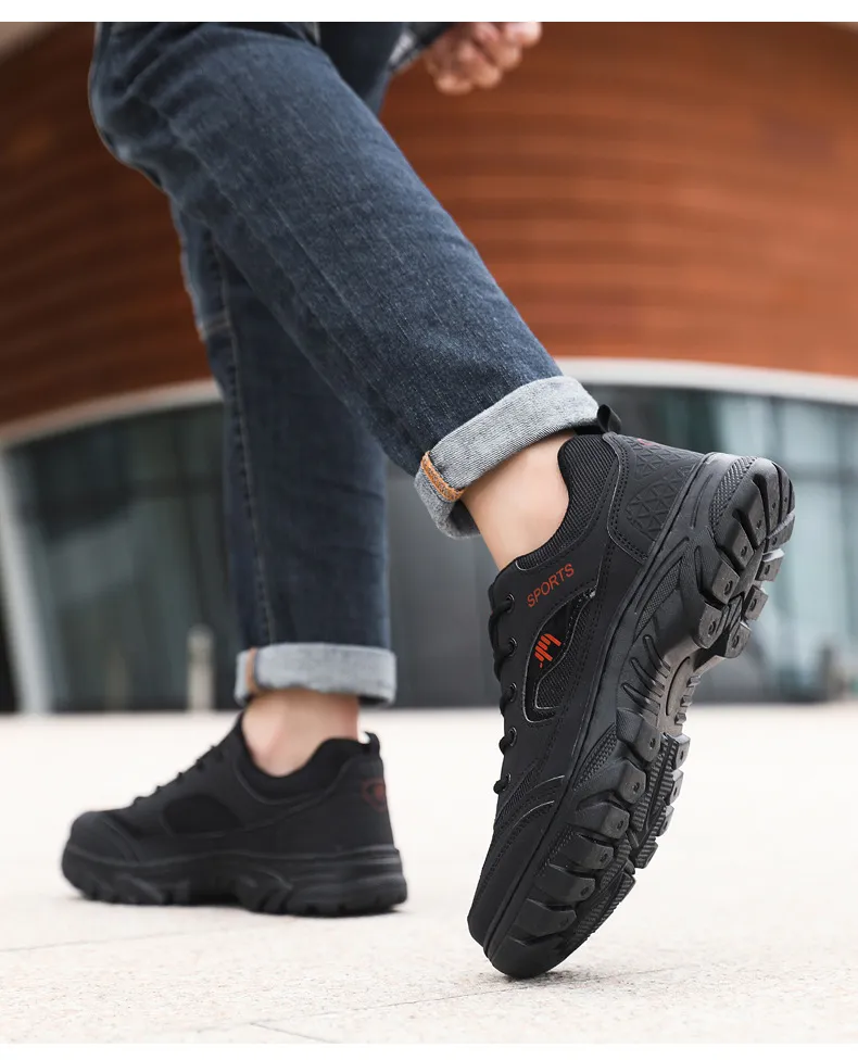 Men's Outdoor Hiking Shoes Breathable Lightweight Trail Running Sneakers Non-Slip Work Shoes for Trekking and Commuting showcase 18