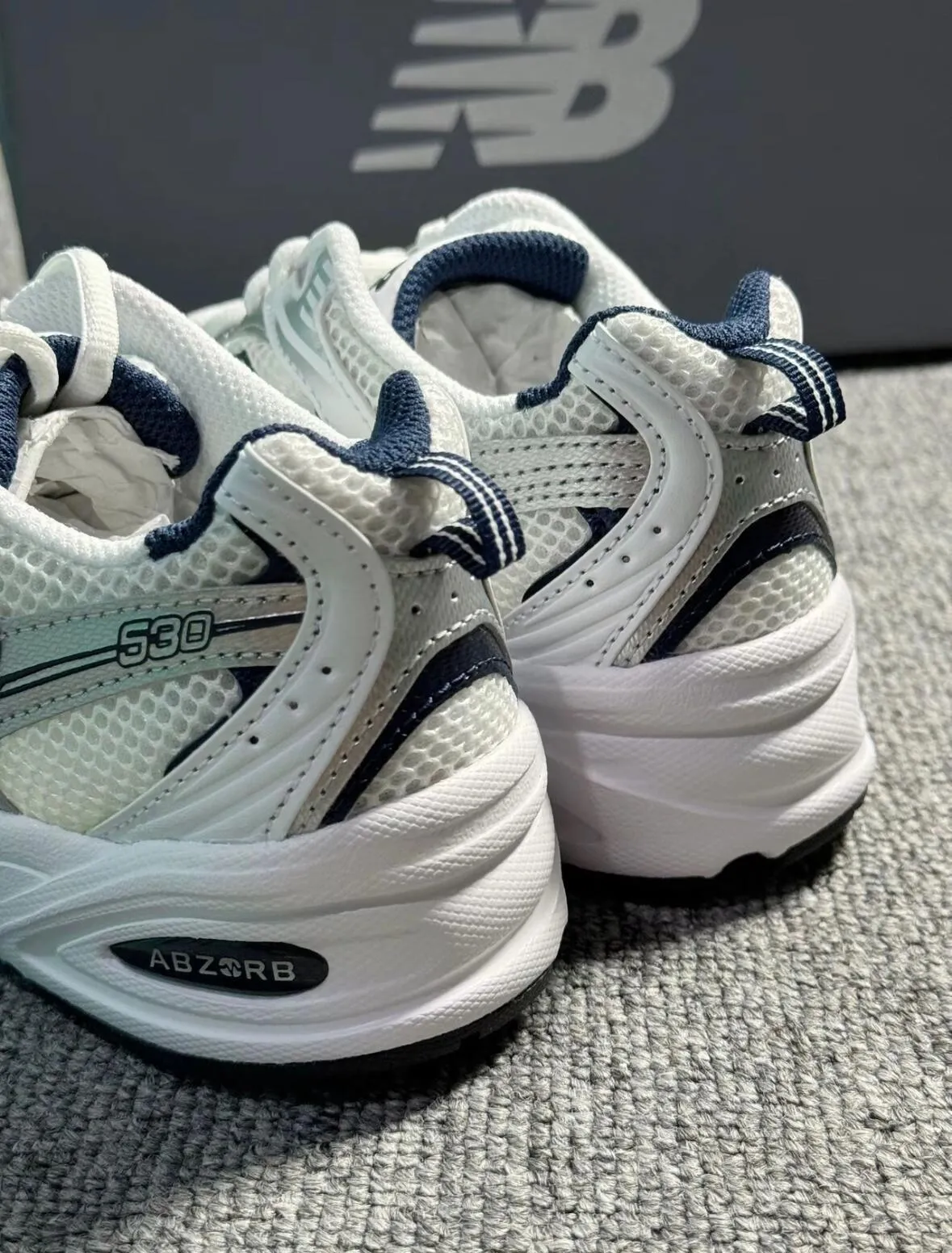 NB 530 Sneakers for Men and Women - Original Putian Cross-Border Running Shoes - Versatile Fashion Height Increasing Trendy Dad Shoes showcase 4