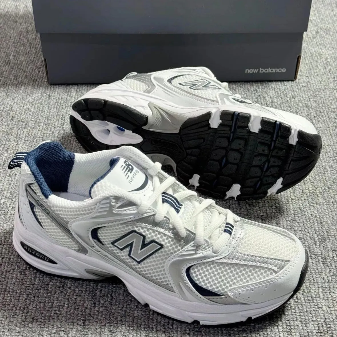NB 530 Sneakers for Men and Women - Original Putian Cross-Border Running Shoes - Versatile Fashion Height Increasing Trendy Dad Shoes thumbnail 4