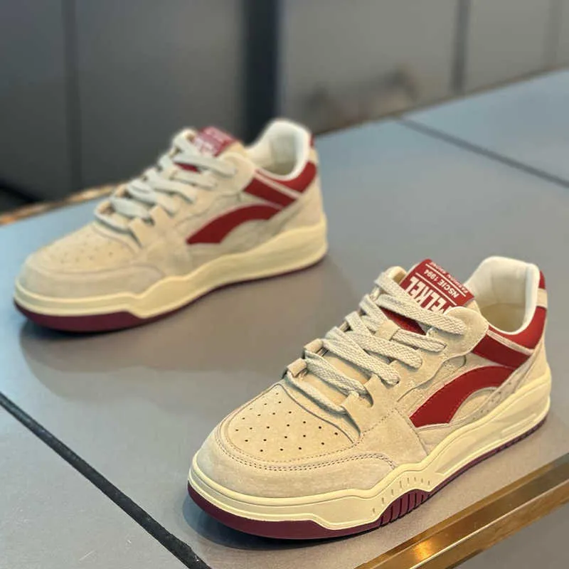 Men's Breathable Casual Sneakers 2025 New Autumn Collection - Lightweight Thick Sole Athletic Shoes for Sports and Everyday Wear thumbnail 2
