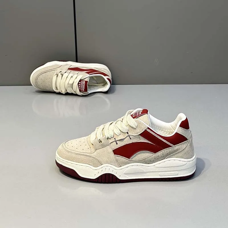 Men's Breathable Casual Sneakers 2025 New Autumn Collection - Lightweight Thick Sole Athletic Shoes for Sports and Everyday Wear showcase 16
