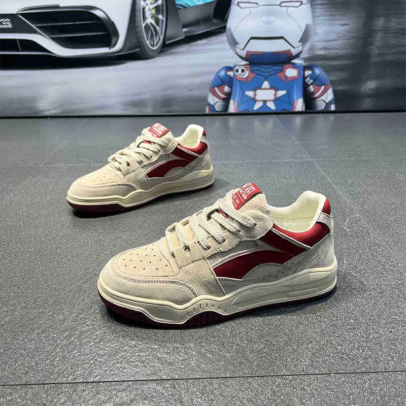 Men's Breathable Casual Sneakers 2025 New Autumn Collection - Lightweight Thick Sole Athletic Shoes for Sports and Everyday Wear showcase 3