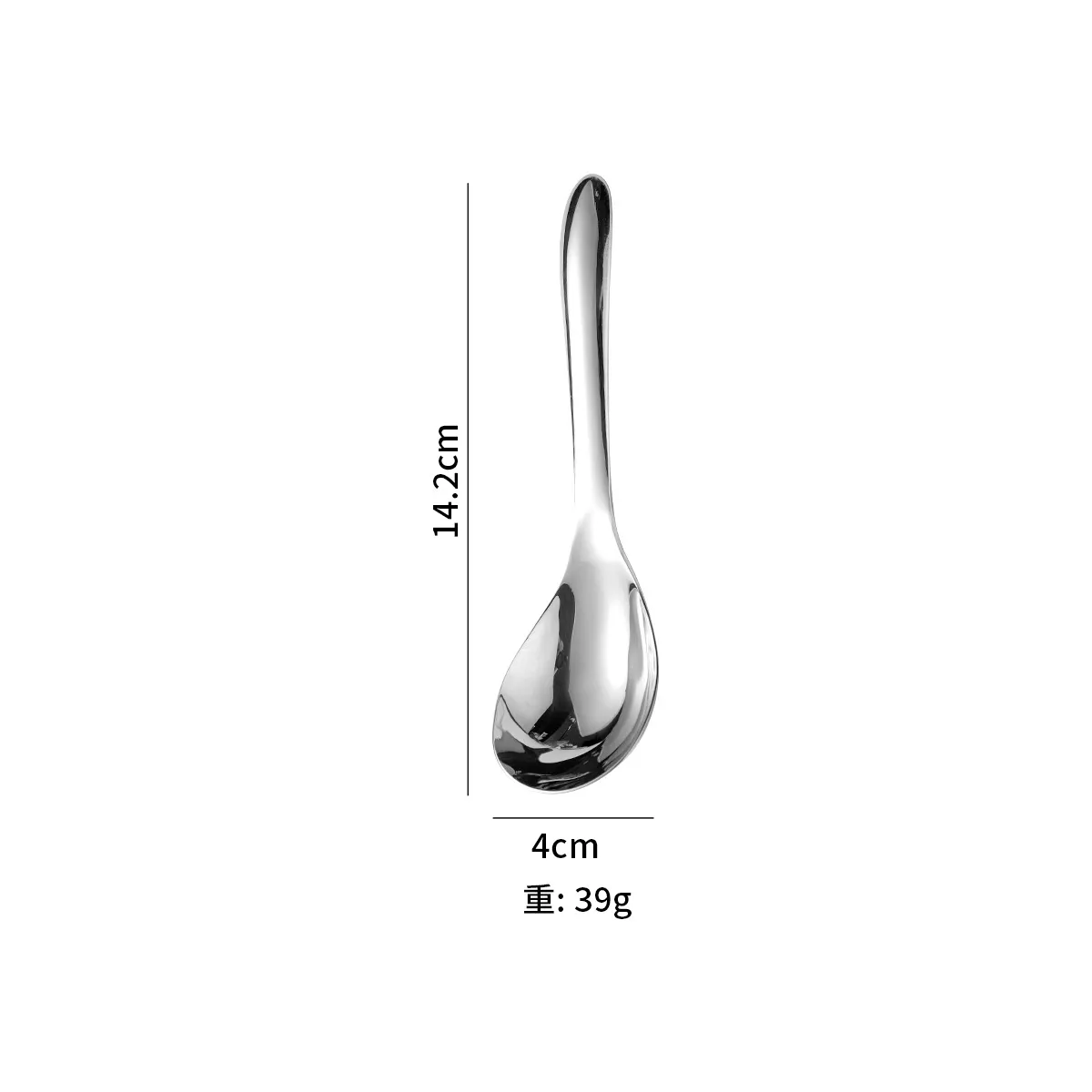 Stainless Steel Soup Spoon Set - Large Serving Spoons for Home, Restaurant, and Catering - Deep Bowl Design for Soup, Porridge, and Baby Food thumbnail 6