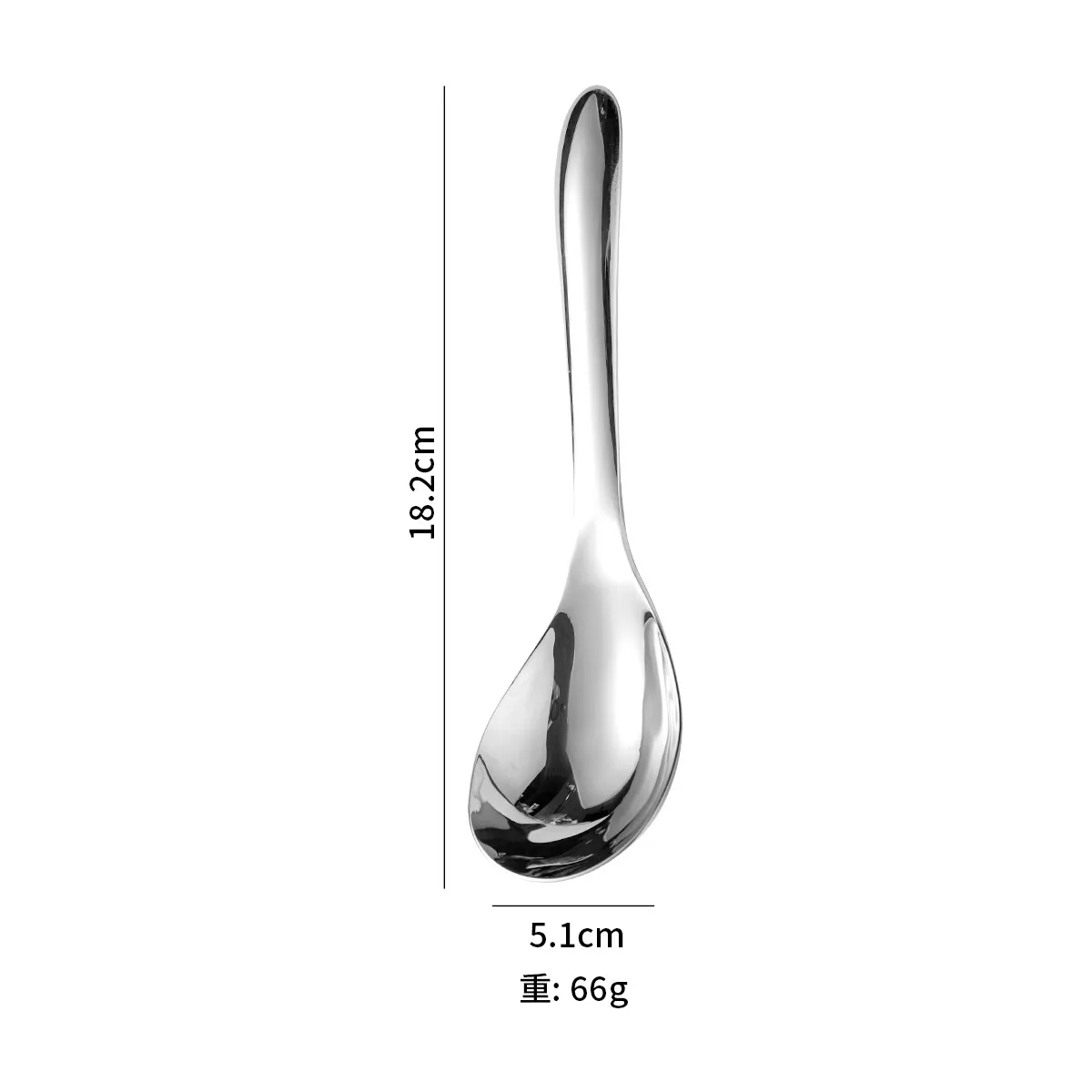 Stainless Steel Soup Spoon Set - Large Serving Spoons for Home, Restaurant, and Catering - Deep Bowl Design for Soup, Porridge, and Baby Food thumbnail 7