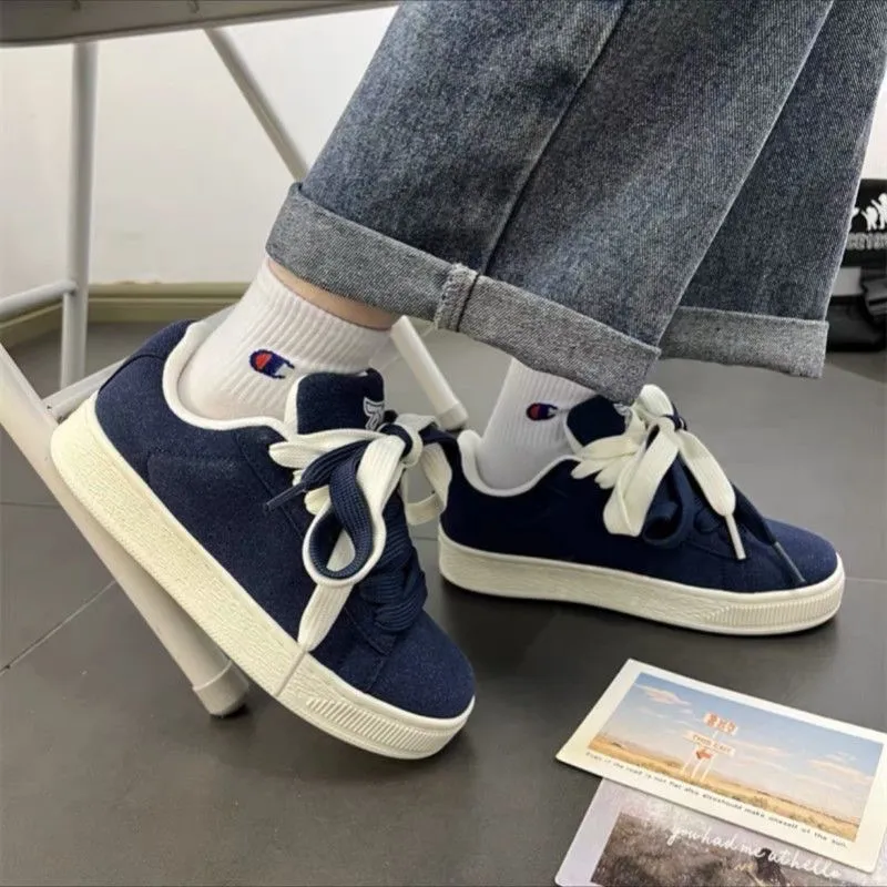 Trendy American Style Sneakers for Men and Women - Casual Loafers, Couple Shoes, Versatile Chic Design, Yellow Sports Shoes showcase 7