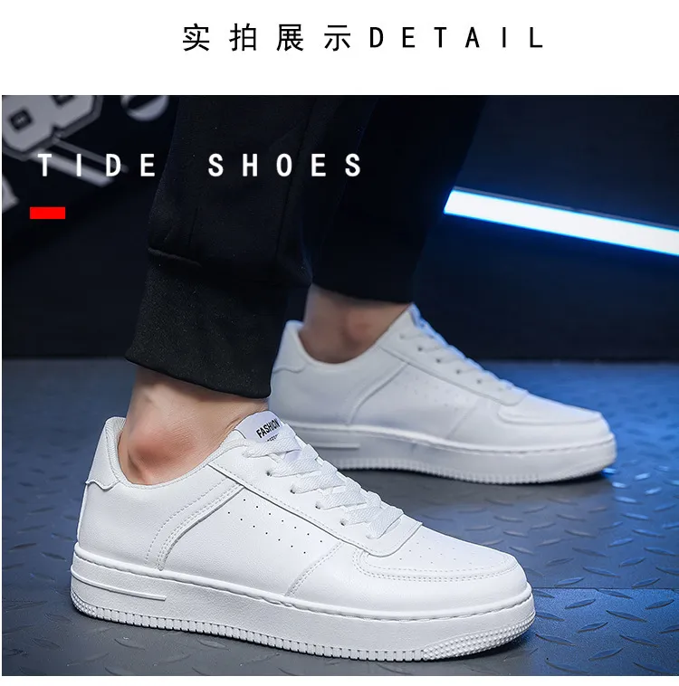 Men's White Sneakers Casual Shoes - Spring 2026 Cross-Border Large Size Versatile Daily Wear Youth Fashion Sneakers showcase 9