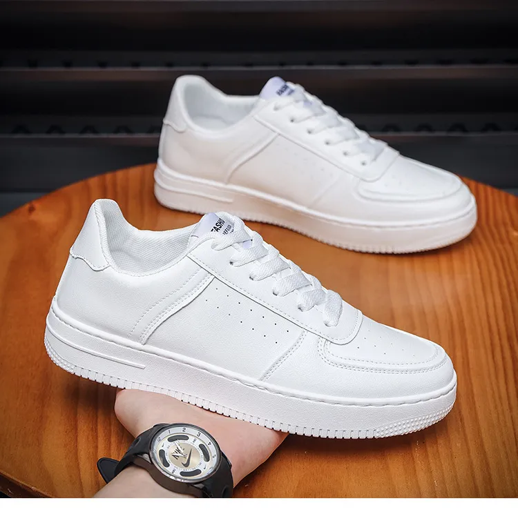Men's White Sneakers Casual Shoes - Spring 2026 Cross-Border Large Size Versatile Daily Wear Youth Fashion Sneakers showcase 12