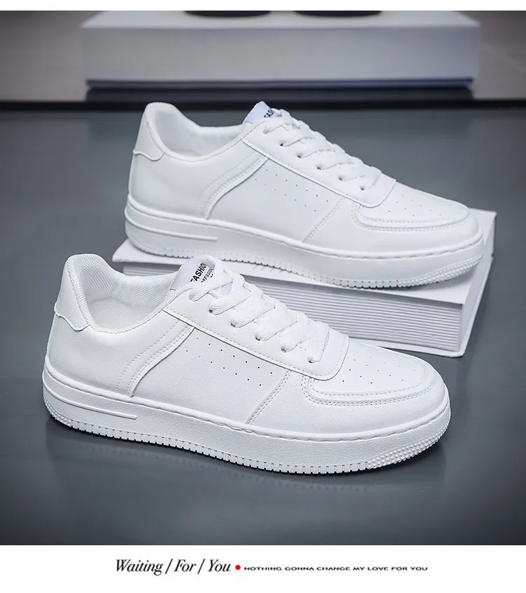 Men's White Sneakers Casual Shoes - Spring 2026 Cross-Border Large Size Versatile Daily Wear Youth Fashion Sneakers showcase 14