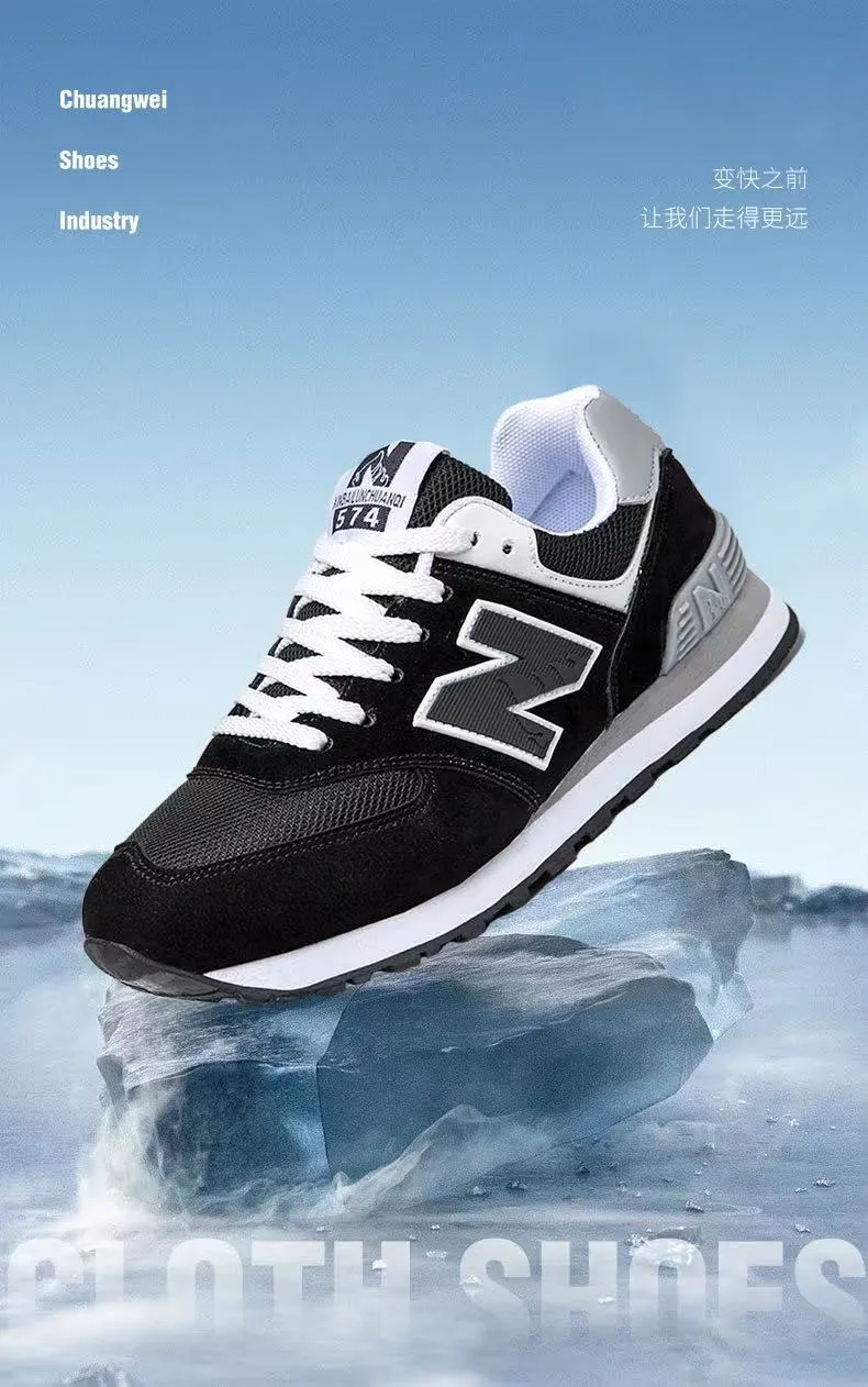 Men's Fashion Sneakers Breathable Casual Shoes Autumn New Couple N Letter Design Lightweight Walking Shoes showcase 17