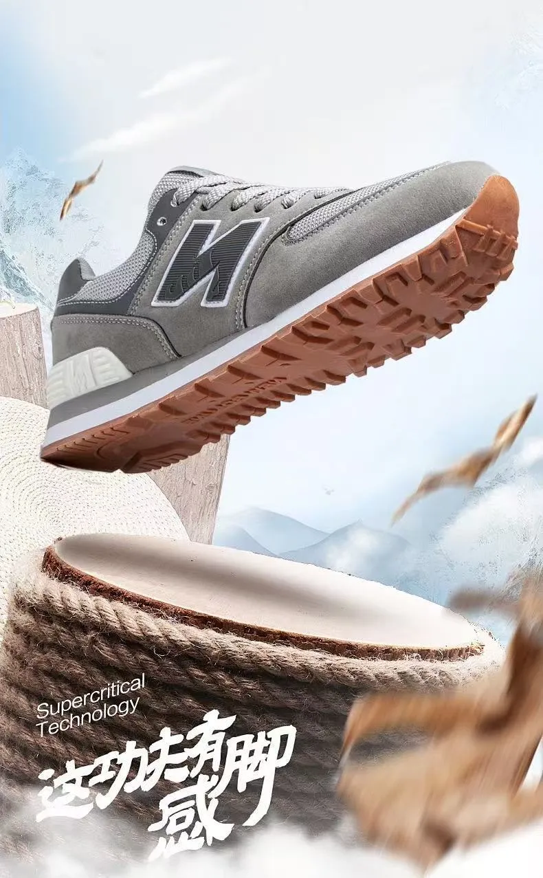 Men's Fashion Sneakers Breathable Casual Shoes Autumn New Couple N Letter Design Lightweight Walking Shoes showcase 16