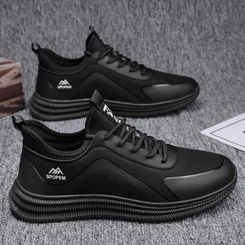 Men's Casual Sneakers Comfortable Strap Shoes Trendy Round Head Lightweight Breathable Wholesale Cyber Celebrity Style Sneakers for Men thumbnail 1