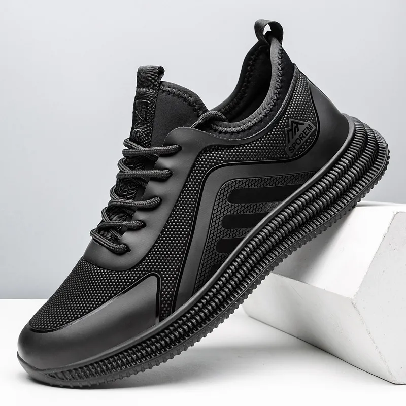 Men's Casual Sneakers Comfortable Strap Shoes Trendy Round Head Lightweight Breathable Wholesale Cyber Celebrity Style Sneakers for Men thumbnail 2