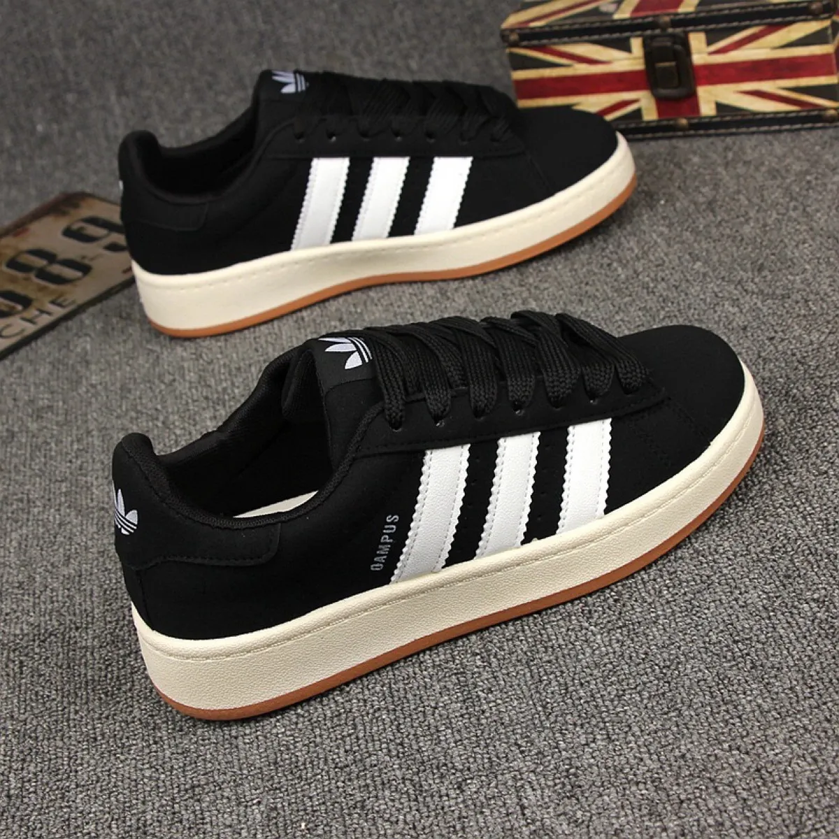Men's Leather Casual Shoes - 2025 Trendy Versatile Couple Sneakers, Breathable Sports Shoes for Men and Women - Autumn Collection showcase 1