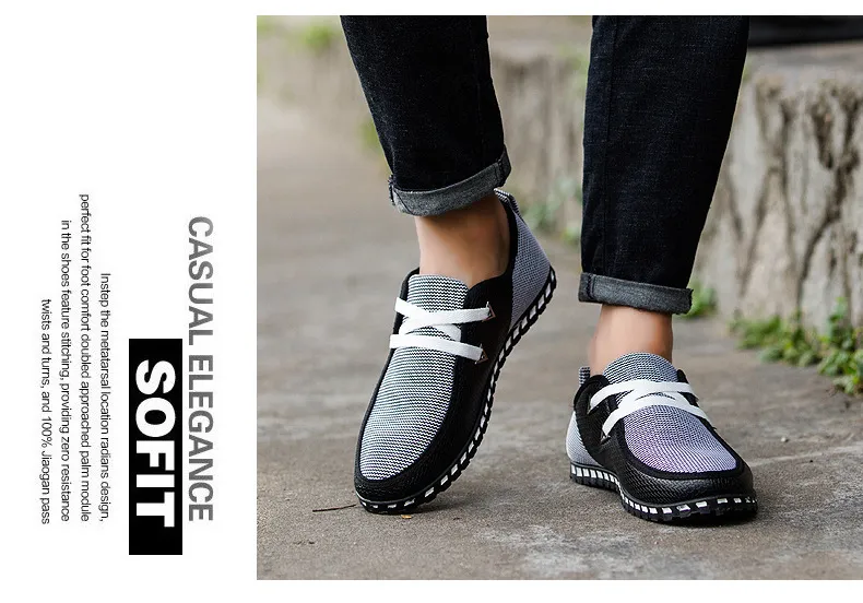 Men's Casual Driving Shoes Trendy Slip-On Loafers Large Size Versatile Comfortable Footwear for Everyday Wear Wholesale showcase 18