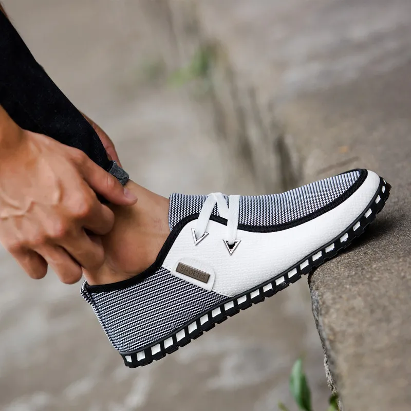 Men's Casual Driving Shoes Trendy Slip-On Loafers Large Size Versatile Comfortable Footwear for Everyday Wear Wholesale thumbnail 7