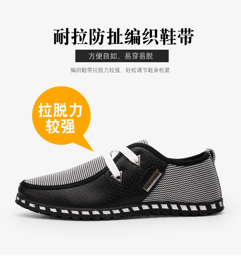 Men's Casual Driving Shoes Trendy Slip-On Loafers Large Size Versatile Comfortable Footwear for Everyday Wear Wholesale showcase 12