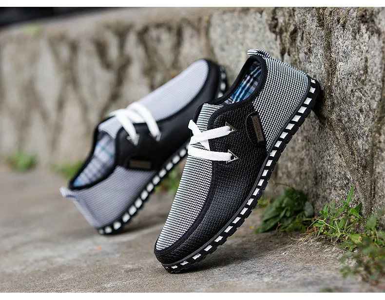 Men's Casual Driving Shoes Trendy Slip-On Loafers Large Size Versatile Comfortable Footwear for Everyday Wear Wholesale showcase 16