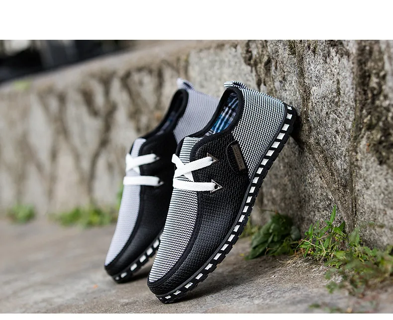 Men's Casual Driving Shoes Trendy Slip-On Loafers Large Size Versatile Comfortable Footwear for Everyday Wear Wholesale showcase 14