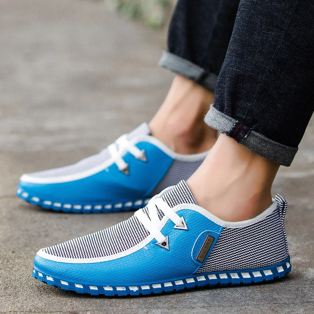 Men's Casual Driving Shoes Trendy Slip-On Loafers Large Size Versatile Comfortable Footwear for Everyday Wear Wholesale thumbnail 5
