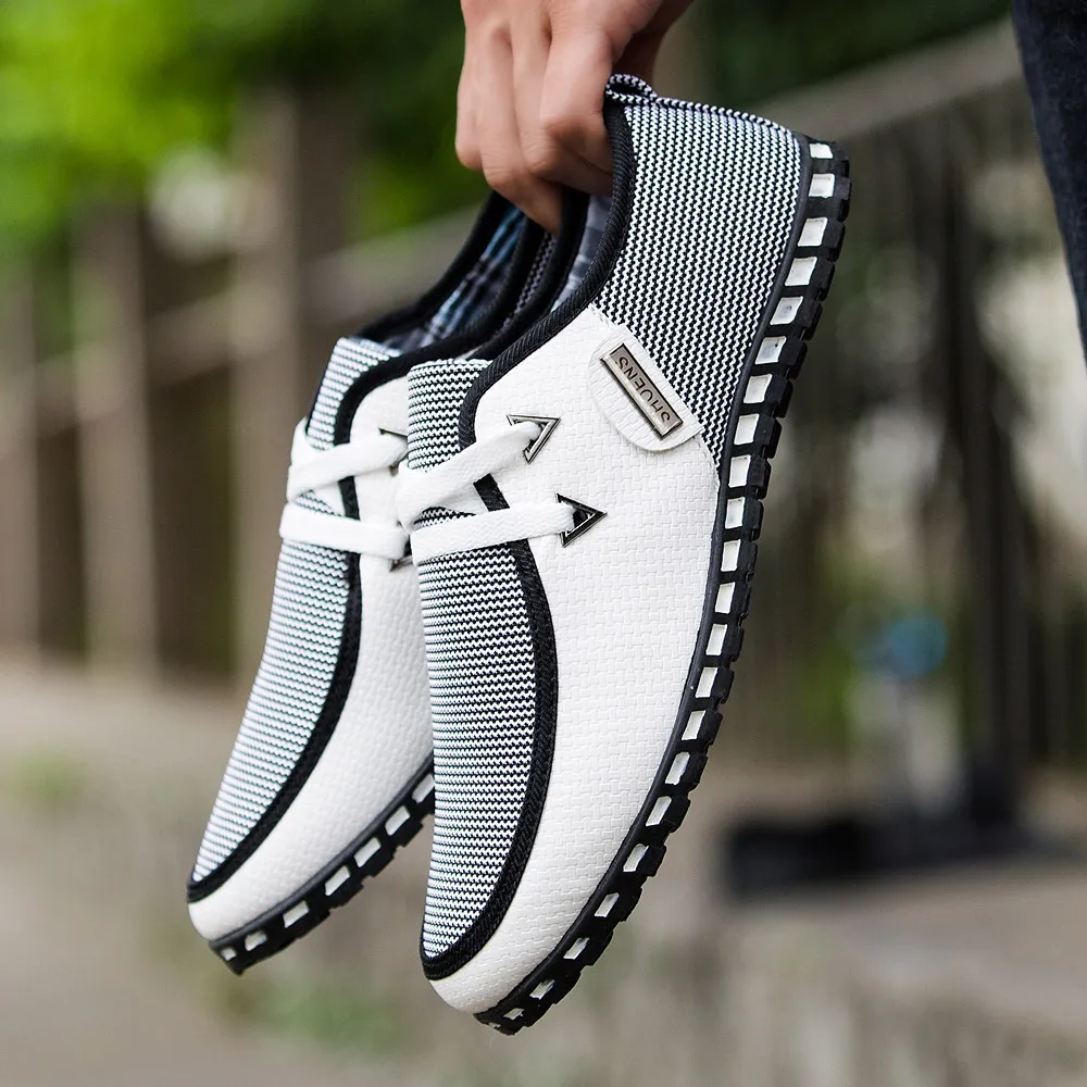 Men's Casual Driving Shoes Trendy Slip-On Loafers Large Size Versatile Comfortable Footwear for Everyday Wear Wholesale thumbnail 2