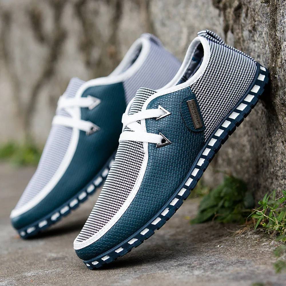 Men's Casual Driving Shoes Trendy Slip-On Loafers Large Size Versatile Comfortable Footwear for Everyday Wear Wholesale thumbnail 4