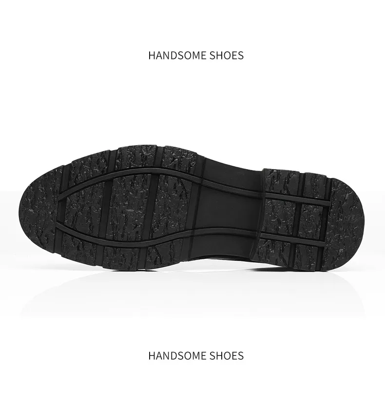 Men's Height Increasing Leather Dress Shoes - 10cm/8cm Elevator Shoes for Business, Casual, Wedding, Groom - Vintage British Style Trendy Footwear showcase 15
