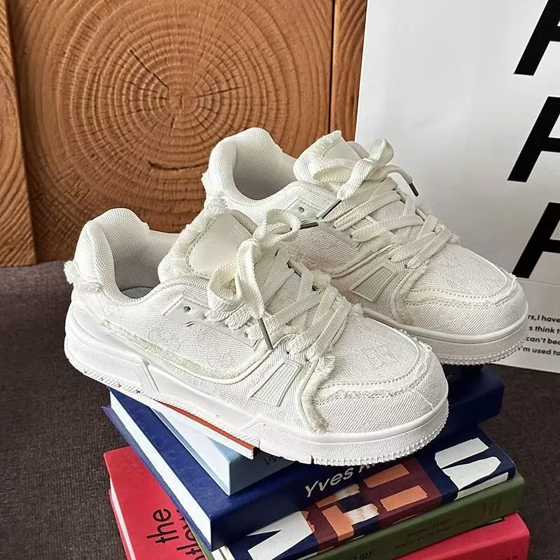 Men's Winter Casual Sneakers Fashionable Youth Thick Sole Sports Skateboarding Shoes Comfortable Walking Footwear thumbnail 9