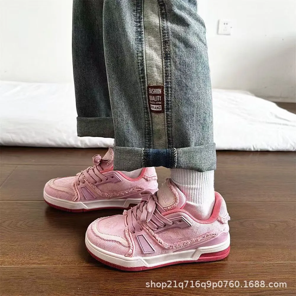 Men's Winter Casual Sneakers Fashionable Youth Thick Sole Sports Skateboarding Shoes Comfortable Walking Footwear showcase 8