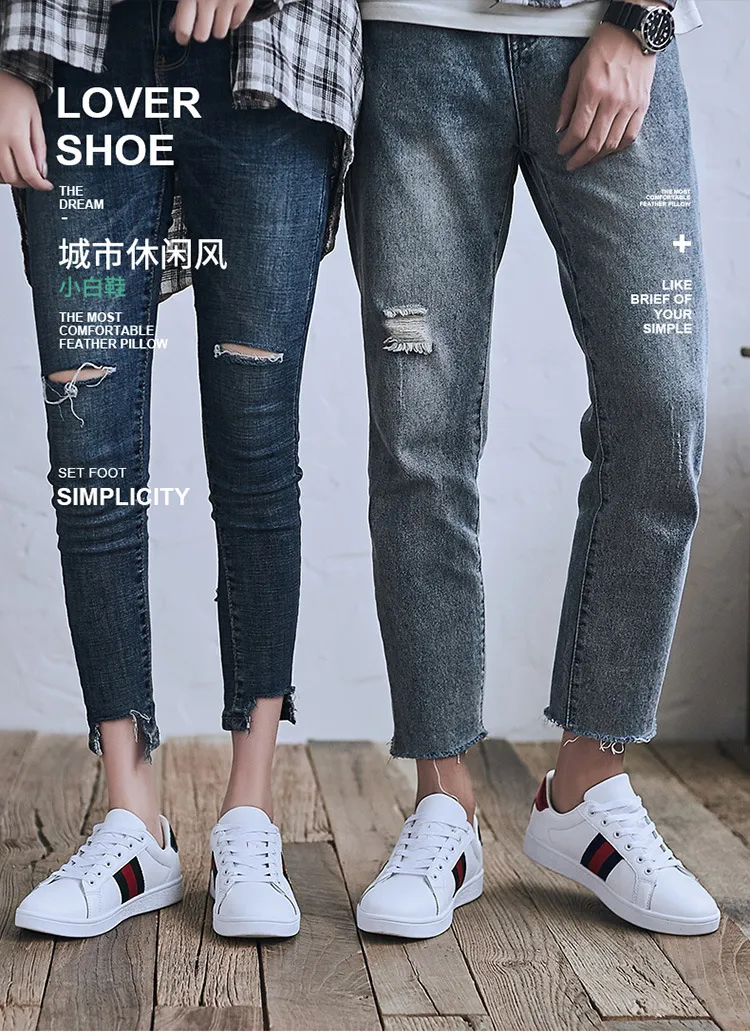 Men's and Women's White Sneakers with Embroidered Bee Design - Trendy Casual Shoes, High Quality, All-Match Style, European Fashion showcase 2