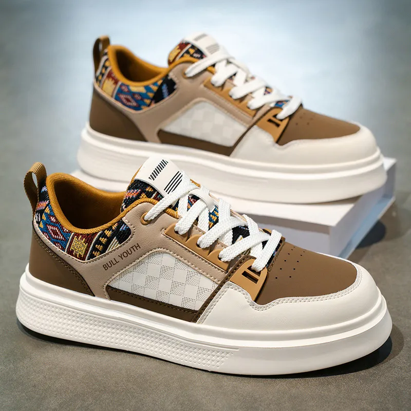 Men's Fashion Sneakers 2026 Spring New Sports Casual Board Shoes White Shoes for Men's Brand thumbnail 3
