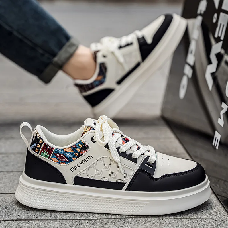 Men's Fashion Sneakers 2026 Spring New Sports Casual Board Shoes White Shoes for Men's Brand showcase 6