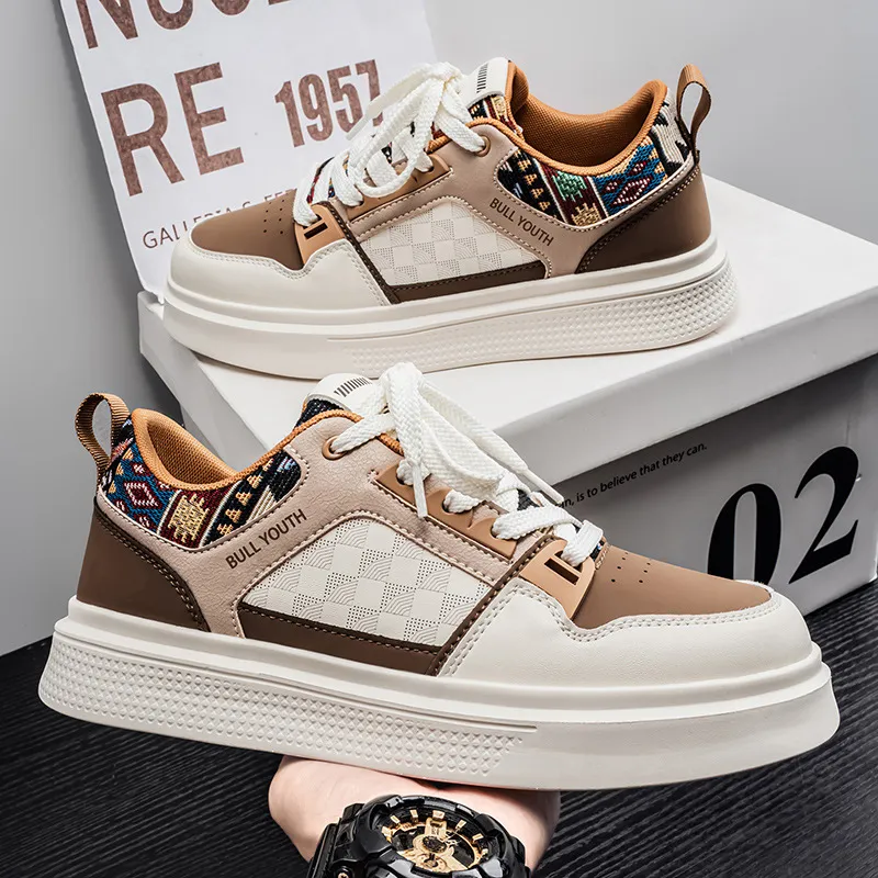 Men's Fashion Sneakers 2026 Spring New Sports Casual Board Shoes White Shoes for Men's Brand thumbnail 6