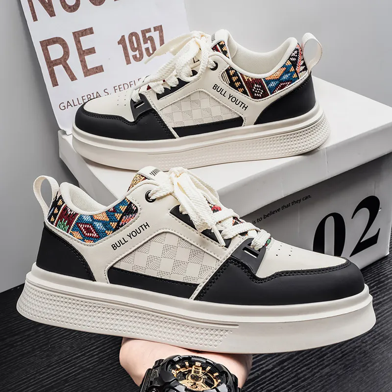 Men's Fashion Sneakers 2026 Spring New Sports Casual Board Shoes White Shoes for Men's Brand thumbnail 7