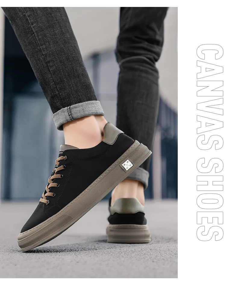 Men's Plus Size Casual Board Shoes - Autumn Fashion, High Quality, Comfortable, Lightweight, Flat Sports Sneakers showcase 18