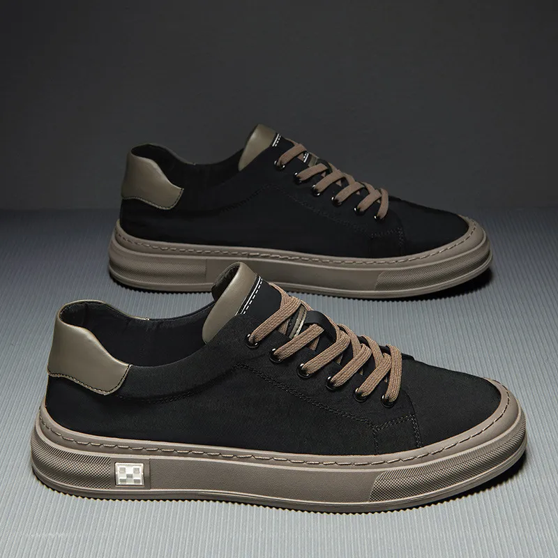 Men's Plus Size Casual Board Shoes - Autumn Fashion, High Quality, Comfortable, Lightweight, Flat Sports Sneakers thumbnail 2