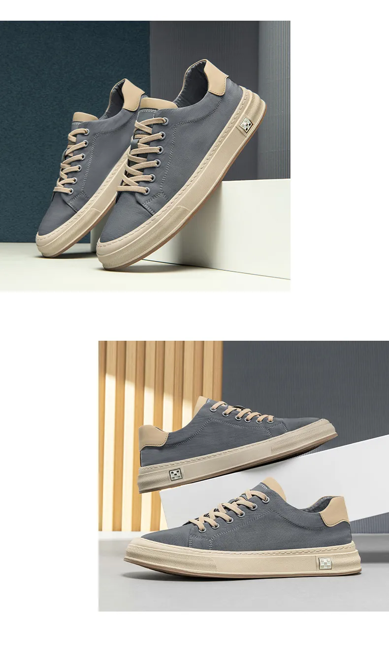 Men's Plus Size Casual Board Shoes - Autumn Fashion, High Quality, Comfortable, Lightweight, Flat Sports Sneakers showcase 16