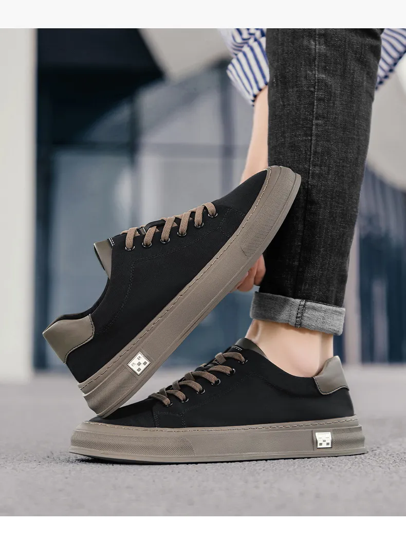 Men's Plus Size Casual Board Shoes - Autumn Fashion, High Quality, Comfortable, Lightweight, Flat Sports Sneakers showcase 20