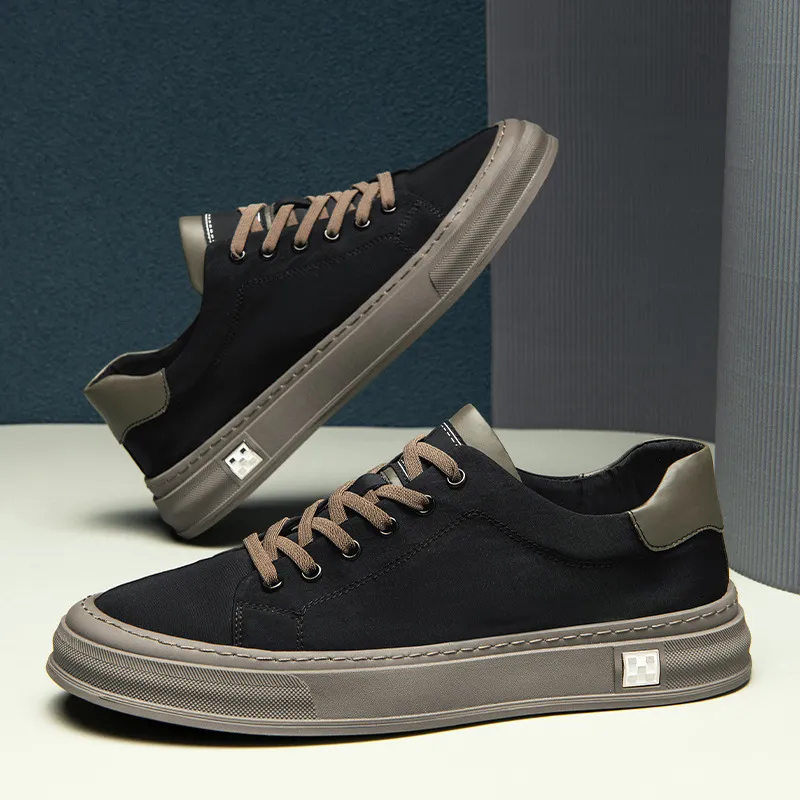 Men's Plus Size Casual Board Shoes - Autumn Fashion, High Quality, Comfortable, Lightweight, Flat Sports Sneakers thumbnail 7