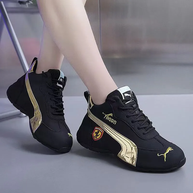 Men's Leather Casual Sports Shoes - Low Top Fashion Sneakers, Comfortable Soft Sole Walking Shoes for Everyday Wear showcase 17