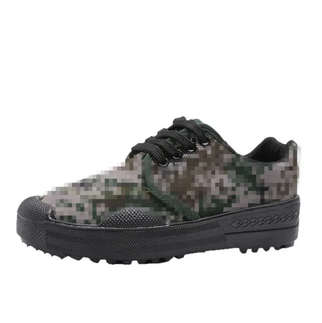 Men's Canvas Work Shoes Spring Autumn Lightweight Breathable Sneakers Yellow Rubber Sole Construction Site Labor Protection Farmland Training showcase 16
