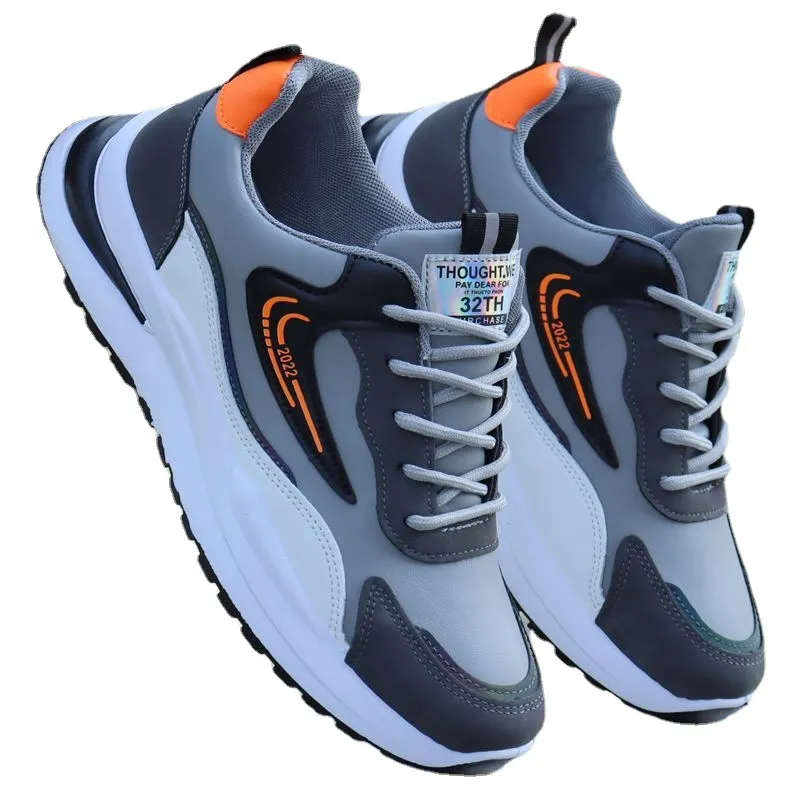 Men's Lightweight Mesh Running Shoes - Korean Style Fashion Casual Sneakers for Sports, Cross-Training, and Everyday Wear thumbnail 5