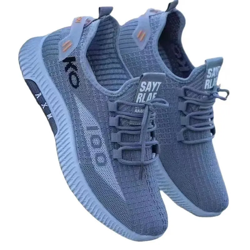 Men's Breathable Mesh Sports Shoes - Lightweight Casual Sneakers for Summer, Trendy Versatile Walking Shoes, Comfortable Drop Shipping Available thumbnail 5