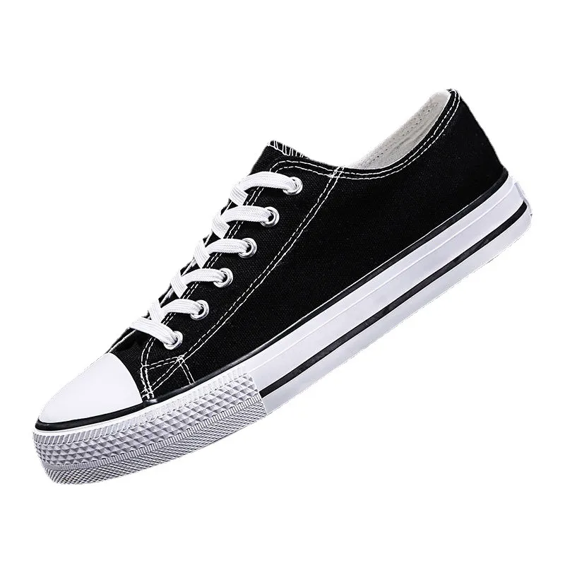 Men's Canvas Sneakers Low Top Casual Shoes - Trendy Harajuku Vintage Style - All-Match Student Sneakers for Spring and Autumn thumbnail 5