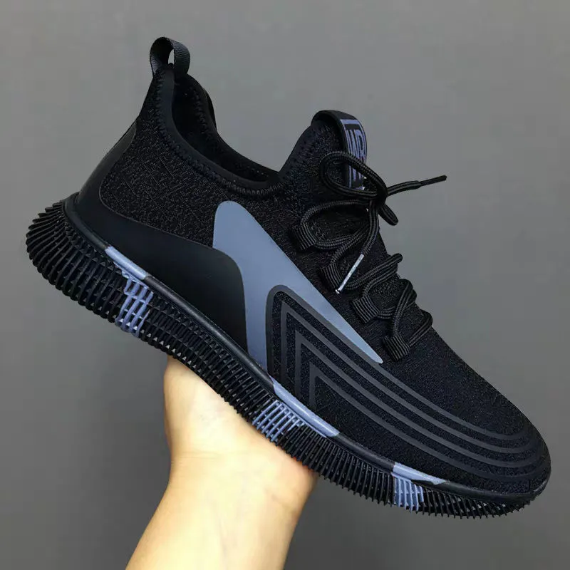 Men's Breathable Running Shoes 2024 Spring Autumn Casual Sports Sneakers Trendy Color-Blocking Design Wholesale Street Vendor Supply Lightweight Athletic Footwear thumbnail 1