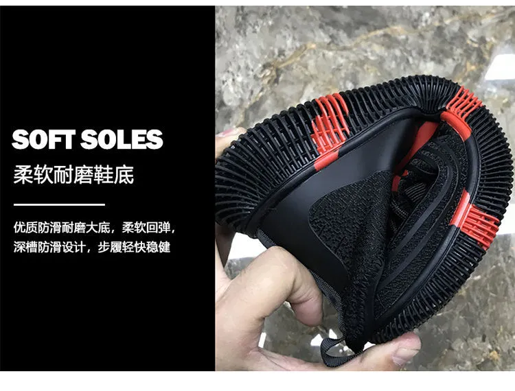 Men's Breathable Running Shoes 2024 Spring Autumn Casual Sports Sneakers Trendy Color-Blocking Design Wholesale Street Vendor Supply Lightweight Athletic Footwear showcase 7