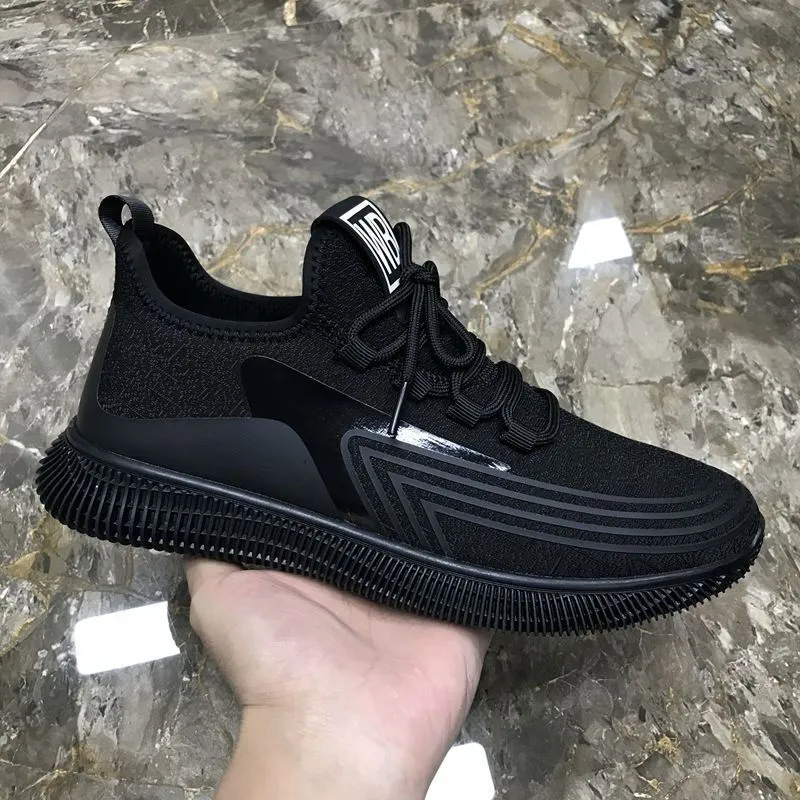 Men's Breathable Running Shoes 2024 Spring Autumn Casual Sports Sneakers Trendy Color-Blocking Design Wholesale Street Vendor Supply Lightweight Athletic Footwear thumbnail 4
