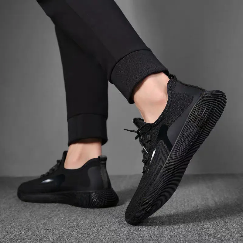 Men's Breathable Running Shoes 2024 Spring Autumn Casual Sports Sneakers Trendy Color-Blocking Design Wholesale Street Vendor Supply Lightweight Athletic Footwear showcase 12