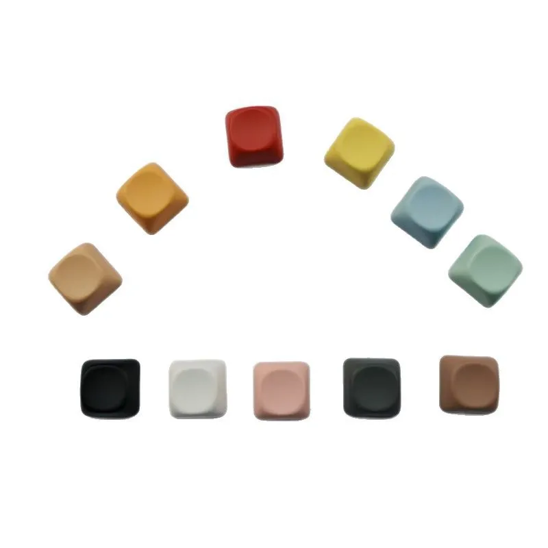 PBT MOA Profile Keycaps Set for Mechanical Keyboard - Rounded Cross Chrysanthemum Design, 1.6mm Thick, Frosted Macron Color, Durable Key Cap Set