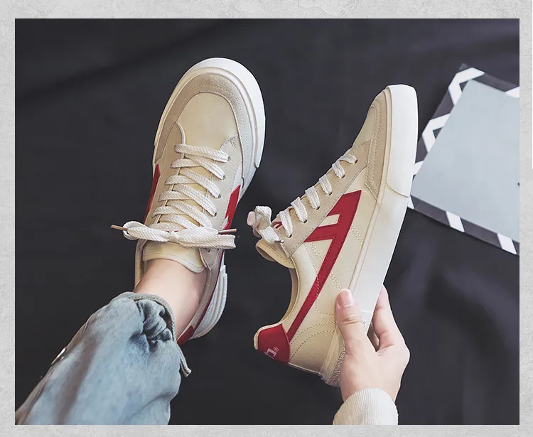 Men's Canvas Sneakers - Spring/Autumn Casual Sports Shoes - Pull-Back Style, White Student Shoes, Breathable Cloth Sneakers for Men showcase 15